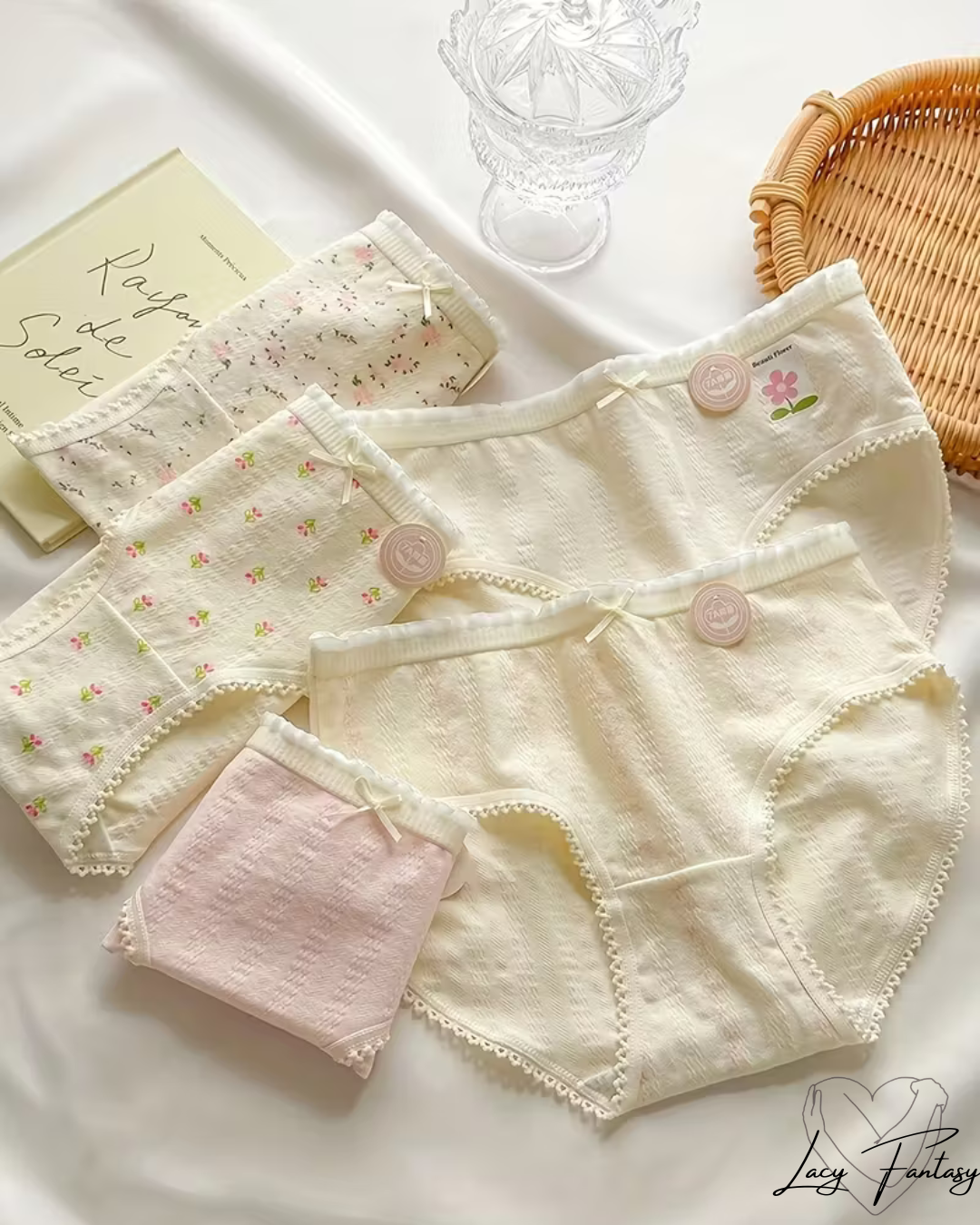 Women'S Seamless Sweet Floral Print Briefs