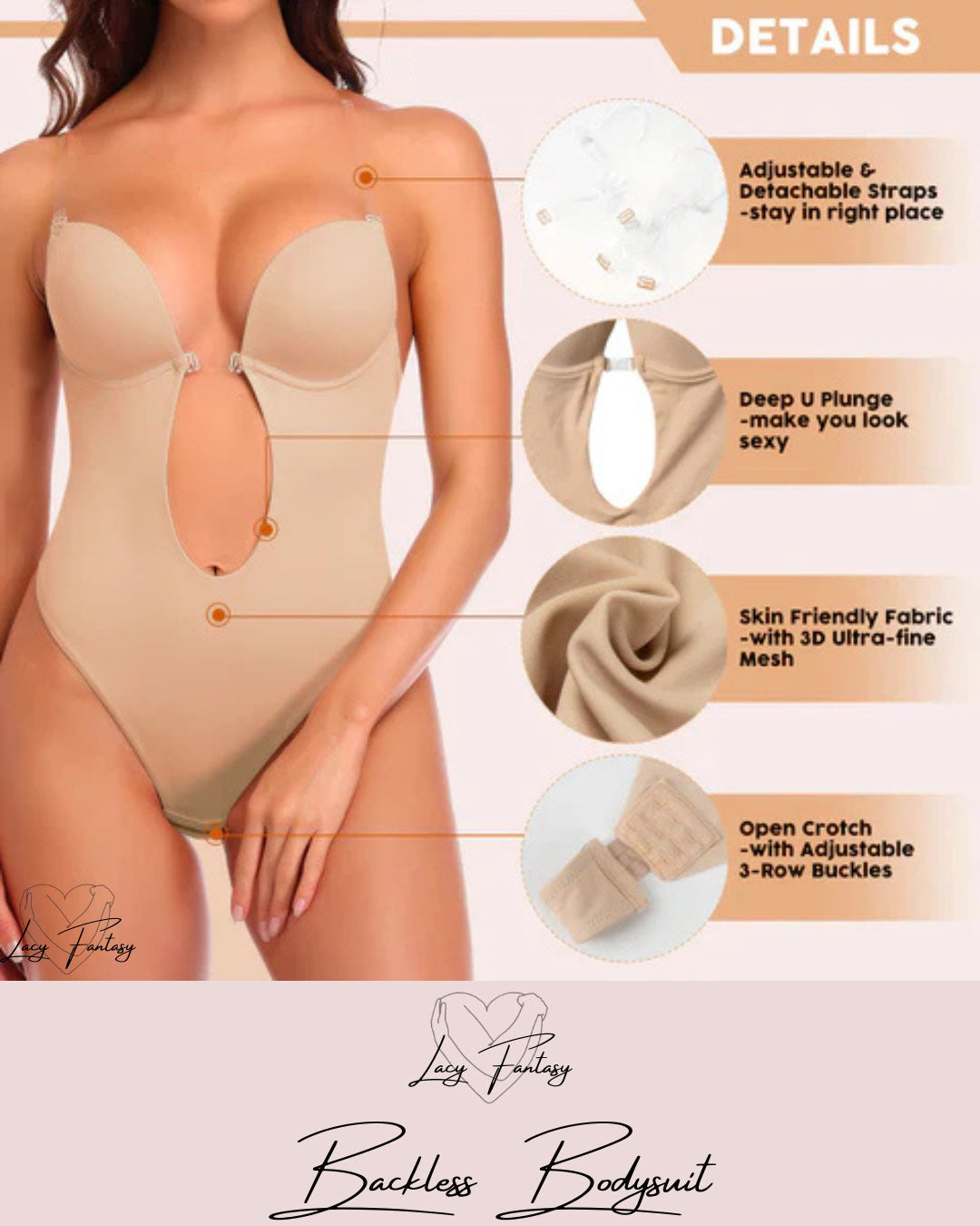 Backless Bodysuit