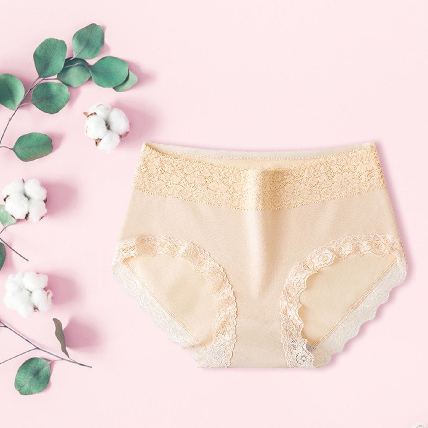 Women's Mid Waist Soft Cotton Panties Pack Of 3
