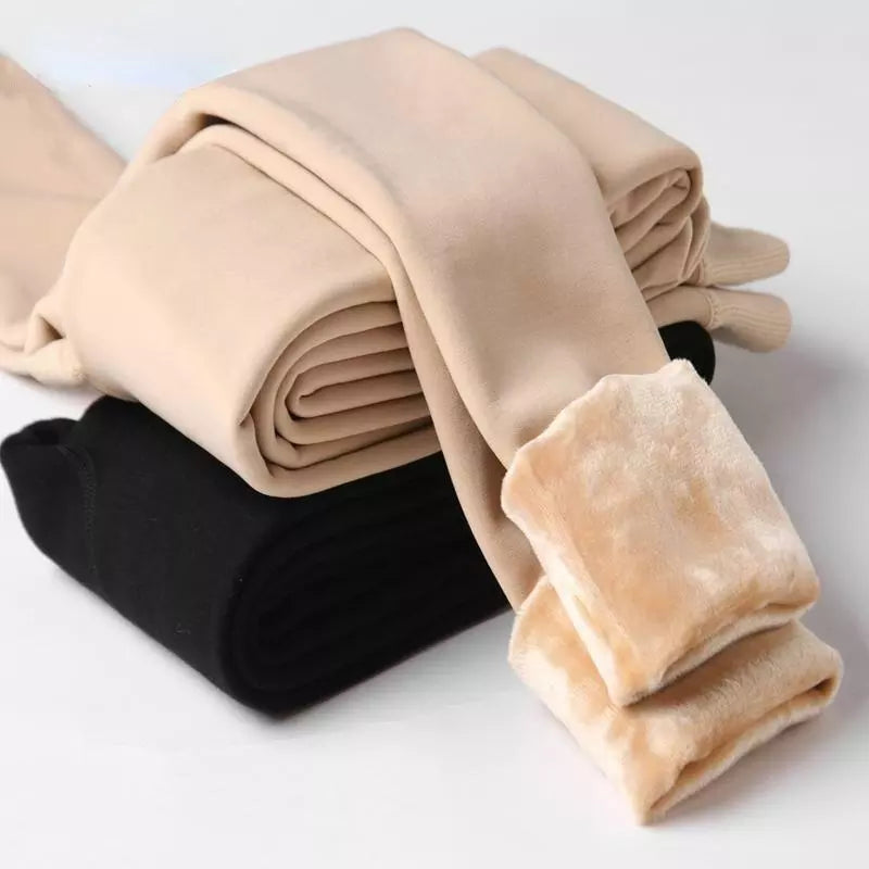Women Winter Warm Fur  Thermal Soft Legging